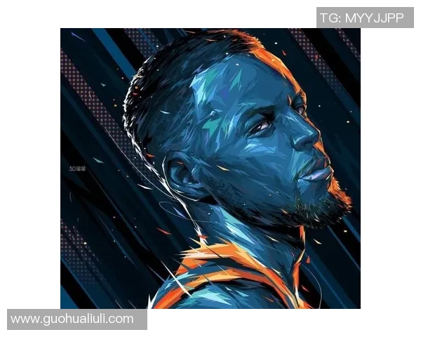 篮球明星手绘艺术展现运动魅力与个性风采的完美结合